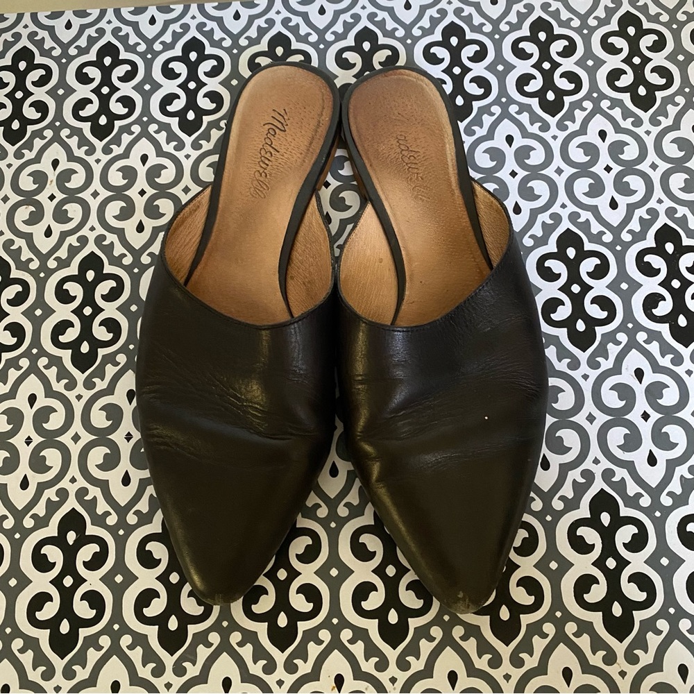 Madewell | Remi Mule in Black Leather